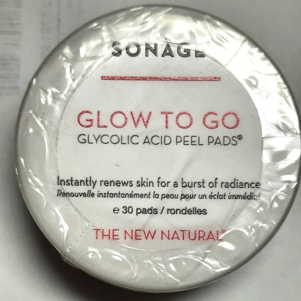 NEW | SONÄGE Glow To Go Glycolic Acid Peel Pads - 30 Pads